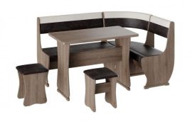 Кухонный уголок УЮТ Тип 1 Шоколад-беж/Сонома трюфель | подробнее Кухонный уголок УЮТ Тип 1 Шоколад-беж/Сонома трюфель | фото