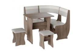 Кухонный уголок УЮТ Тип 1 - мини Серый-белый/Сонома трюфель | подробнее Кухонный уголок УЮТ Тип 1 - мини Серый-белый/Сонома трюфель | фото