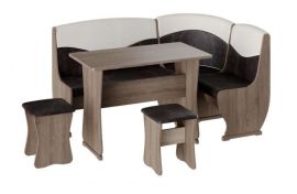 Кухонный уголок УЮТ Тип 2 Шоколад-беж/Сонома трюфель | подробнее Кухонный уголок УЮТ Тип 2 Шоколад-беж/Сонома трюфель | фото